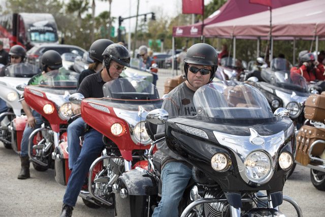 indian motorcycle demo