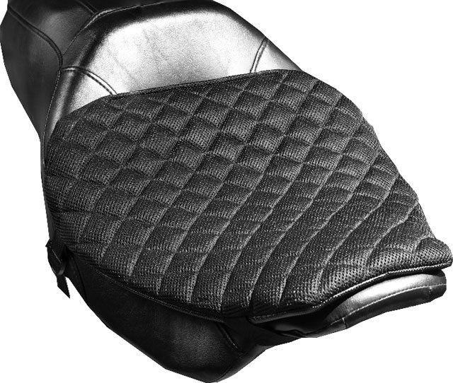 Pro Pad Quilted Diamond Mesh Harley Seat Pad - American Motorcycle